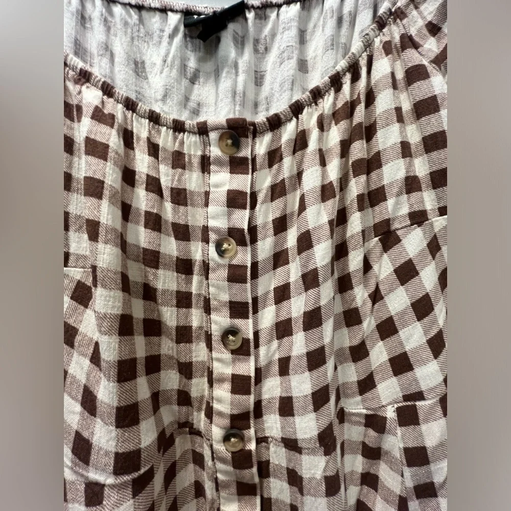 Torrid Mini Rayon Slub Button Front Skater Dress size 00 - Picture 9 of 10